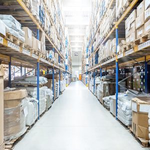 Large & modern storage room packaging distributors